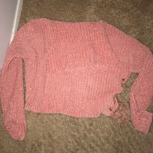 Pink sweater